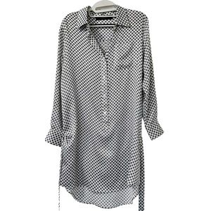 THAKOON ADDITION Button Front Silk‎ Shirtdress Size 2